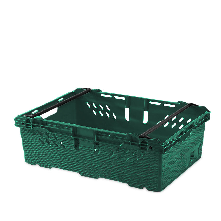 *Pallet of 200* 35L Heavy Duty Stacking & Nesting Crate Ventilated (600x400x199mm)